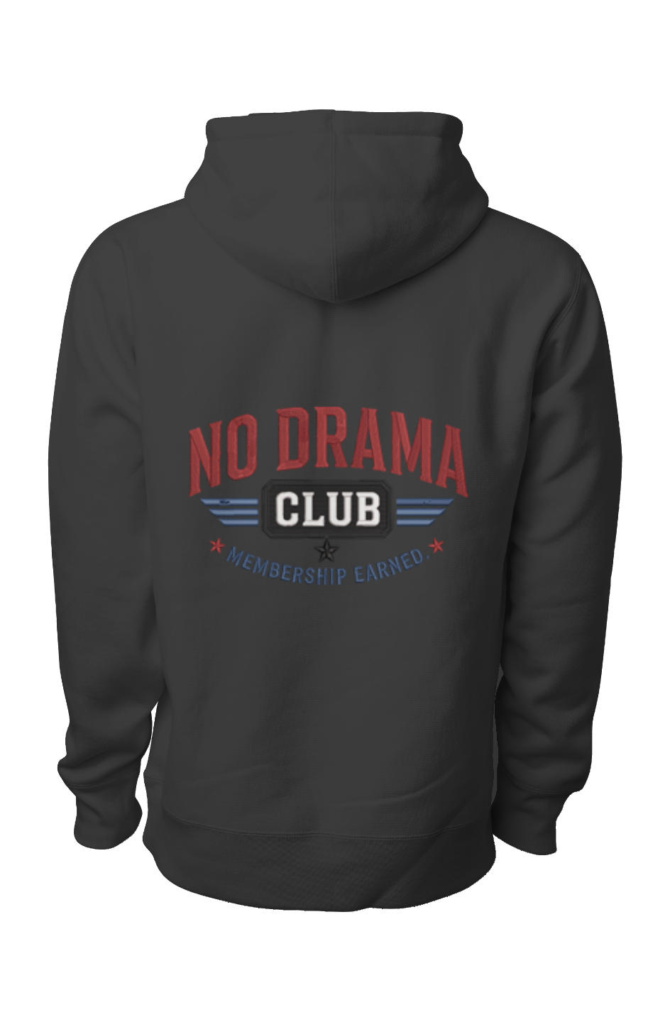 No Drama Premium Heavyweight Cross Grain Hoodie