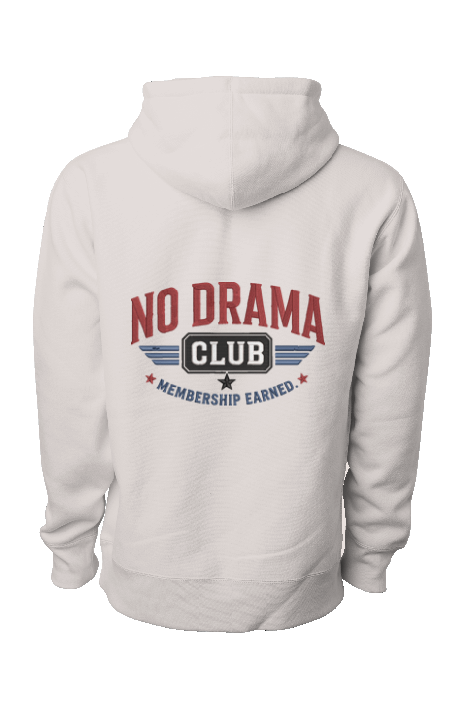 No Drama Premium Heavyweight Cross Grain Hoodie