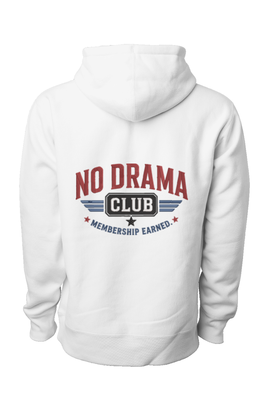 No Drama Premium Heavyweight Cross Grain Hoodie