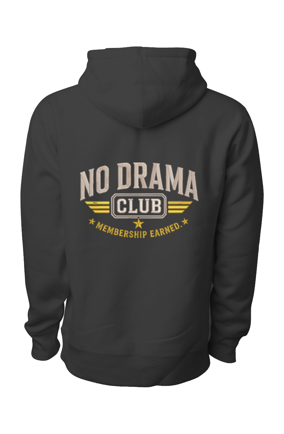 No Drama Premium Heavyweight Cross Grain Hoodie